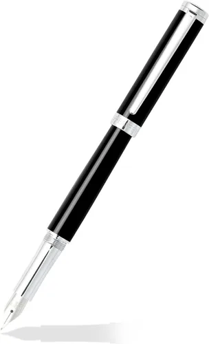Vista 14 de Sheaffer Bolígrafo de fibra de carbono Intensity con tapa cromada y ribete