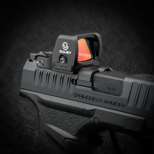 Vista 8 de ZULISY Otter Shake to Awake 3 MOA Micro Open Red Dot Sight, apto para RMSc/507K Footprint Pistol Mount, 0.039x0.827 in EDC Tactical Mini Reflex