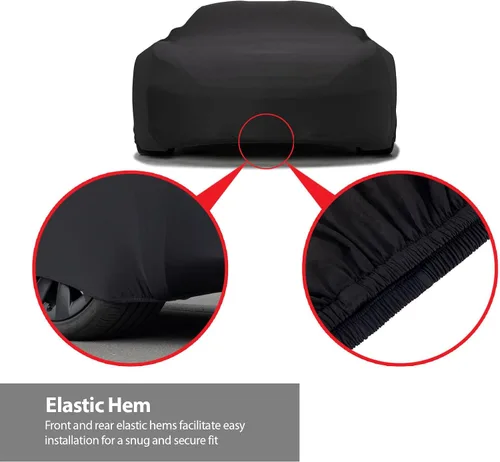 Vista 2 de DaShield SoftTec - Funda de satén para interior para Land Rover Range Rover Sport 2023-2024 SUV de 4 puertas, ajuste semi personalizado, elástica