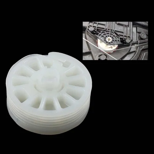 Vista 2 de G-PLUS Elevalunas de puerta trasera Carrete de engranajes de tambor compatible con Kia Optima 2016 2017 2018 2019 2020 Elevalunas de tambor Carrete