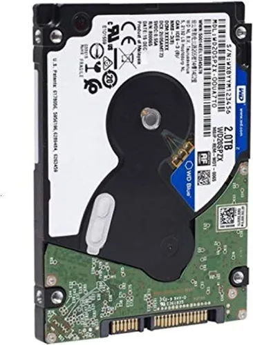 WD Western Digital 2TB 2.5" 128MB SATA III Disco duro para portátiles, PS4 (WD20SPZX)