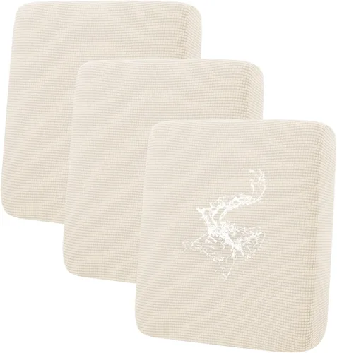 Vista 60 de hyha Fundas impermeables para cojines de sofá para mascotas, funda antideslizante para asiento de sofá para perros lavable, tela de jacquard