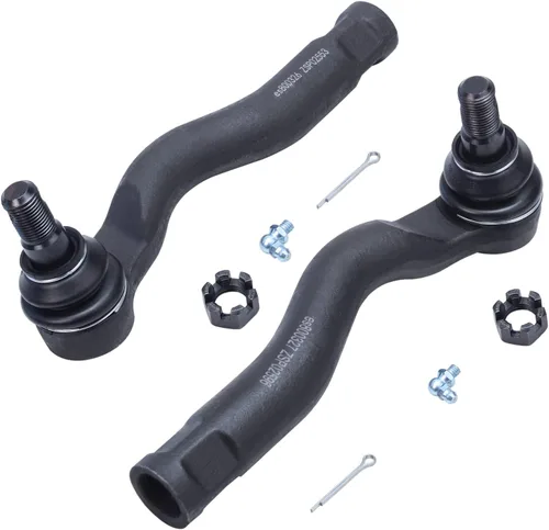 Detroit Axle - 2 barras de acoplamiento exteriores delanteras para Toyota Tundra 2007-2021, Sequoia 2008-2022, extremos de barra de acoplamiento