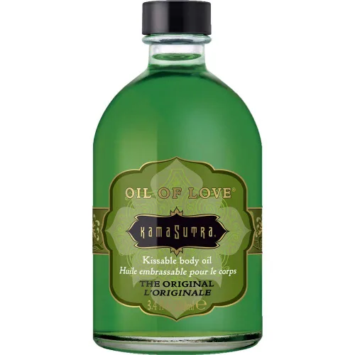Vista 2 de Kama Sutra Oil Of Love Raspberry Kiss con aplicador, 0.75 onzas líquidas