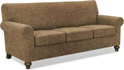 Vista 28 de URBANLIFE - Funda elástica para sofá de 4 piezas, lavable a máquina, funda para sofá de 3 cojines, protector de muebles de licra superelástica