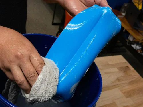 Vista 7 de Sartén flexible Ez Clean de 10.5 pulgadas para paneles de yeso, silicona suave, agarre apretable, se estira, antiadherente, a prueba de óxido