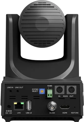 Vista 2 de PTZOptics Link 4K 12X Cámara de seguimiento habilitada para interiores con Dante (gris)