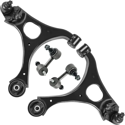 Vista 193 de Detroit Axle - Kit de brazos de control delanteros de 4 piezas para Nissan Cube 2009-2014, Nissan Versa 2007-2012 2 brazos de control inferiores