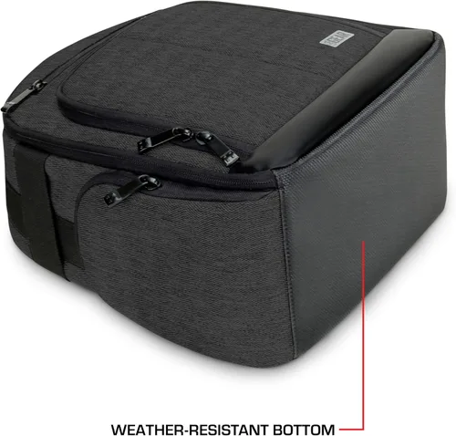 Vista 6 de USA Gear Funda de viaje para auriculares VR compatible con Meta Quest 3, Meta Quest 2, Oculus, controladores de realidad virtual y más accesorios