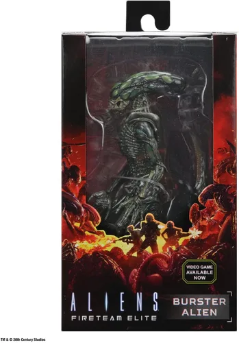 Vista 7 de NECA - Figura de acción Aliens Fireteam Elite Burster Alien de 7 pulgadas