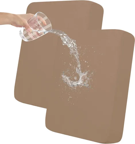 Vista 57 de Easy-Going Fundas de cojín 100% impermeables de 3 piezas para sofá, seccional izquierdo y derecho en forma de L, funda antideslizante para sofá, 2