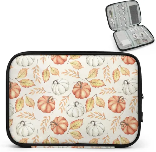 Vista 10 de Trees Electronics - Funda organizadora de viaje, accesorios tecnológicos, bolsa de almacenamiento de cables para cables, cargador, teléfono, disco