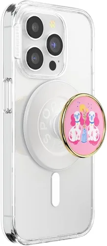 Vista 12 de PopSockets Agarre para teléfono con soporte expandible, agarre adhesivo, color rosa/arcilla mate