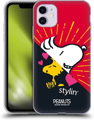 Vista 389 de Head Case Designs Officially Licensed Peanuts Charlie & Woodstock Nap Halfs and Laughs Gel Case [Military Grade Protection] Compatible with Apple