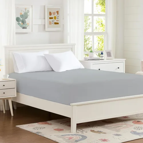 Vista 9 de Hotella Sábana bajera ajustable 100% microfibra tamaño individual, ultra suave, calidad de hotel con bolsillo profundo de 14 pulgadas, protector