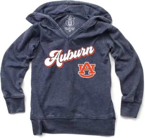 Vista 37 de Wes and Willy NCAA Camiseta con Capucha de Cuello en V para Niñas