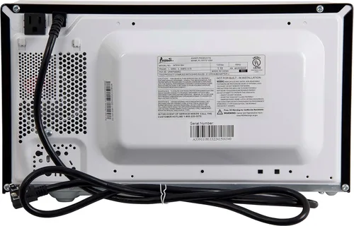 Vista 9 de Avanti MT81K1BH Horno microondas compacto de 700 vatios con 6 ajustes de precocción, descongelación de velocidad, panel de control electrónico