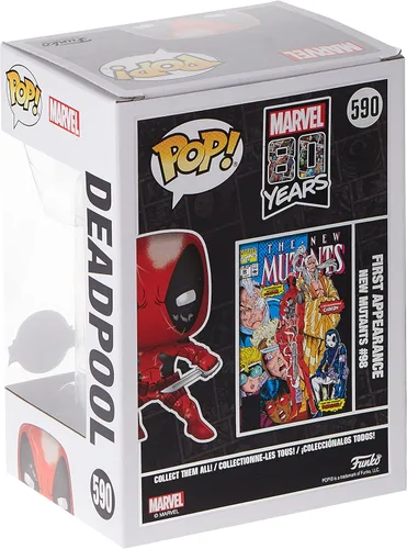Vista 2 de POP BanDxin Marvel 80 Years Deadpool Vinilo exclusivo 590, FU45347, talla única