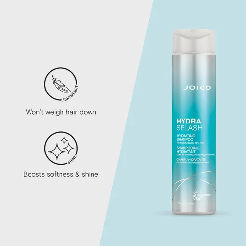 Vista 3 de Joico HydraSplash Hydrating Shampoo For Fine, Medium, Dry Hair Replenish Moisture Add Hydration & Softness With Sea Kelp & Coconut Water