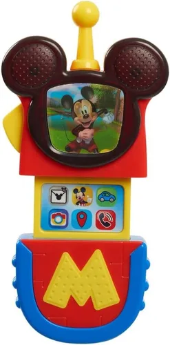 Vista 5 de Comunicador de Mickey Mouse Funhouse de Disney Junior con luces y sonidos, obsequios navideños, regalos, presentes, juguetes para niños de 3 años