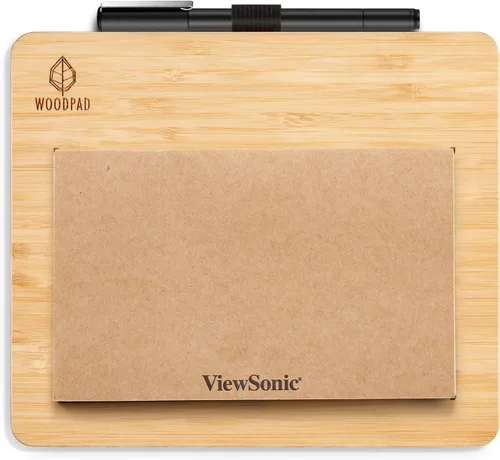 ViewSonic ID0730 - Almohadilla portátil de escritura digital de 7.5 pulgadas con bolígrafo de tinta sin batería para bocetos, dibujos, diseño