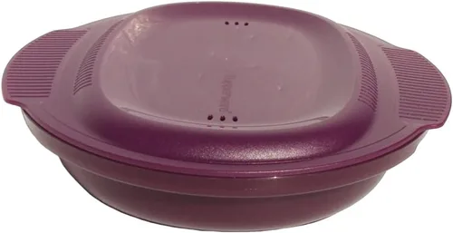 Vista 2 de Tupperware Micro Delight Gourmet - Cuenco para microondas (3 1/4 tazas), color morado
