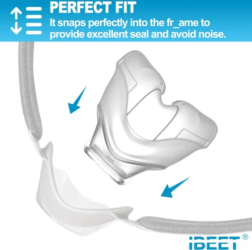 Vista 7 de Cojín de repuesto para N20 (grande), Suministros nasales de repuesto IBEET, grande