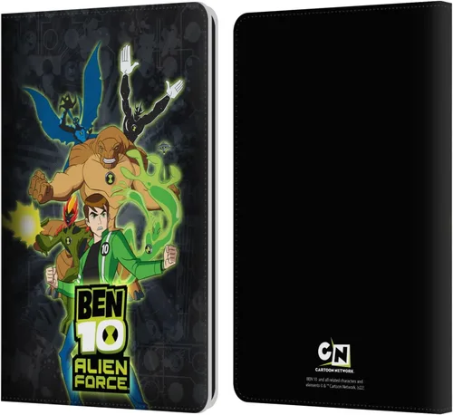 Vista 8 de Head Case Designs Funda de piel con licencia oficial de Ben 10: Alien Force Ben's Jacket Graphics compatible con Kindle Paperwhite 1/2/3