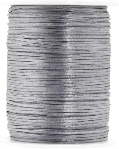 Vista 65 de Mandala Crafts Cordón de nailon satinado de 1/64 pulgadas (0.024 in), 100 yardas para pulseras, collares, joyas y adornos de macramé