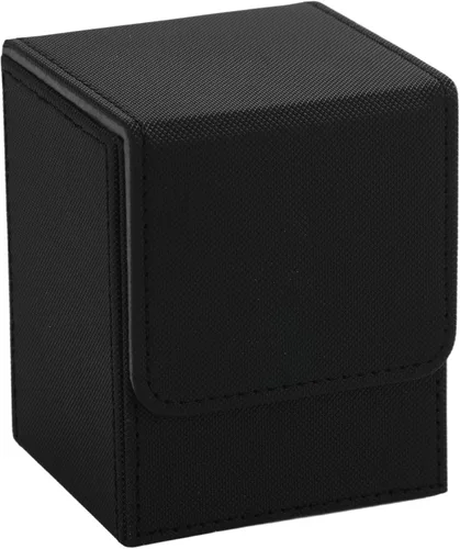 Vista 6 de MTG - Caja de cartas para Commander Deck Box con 2 divisores, caja de almacenamiento de tarjetas para más de 100 tarjetas de una sola manga, soporte
