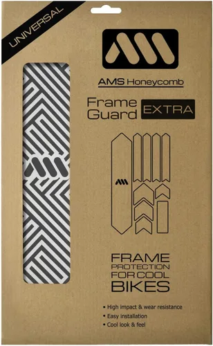 Vista 43 de All Mountain Style - Protector de marco de bicicleta extra - Ajuste universal, juego de 10 piezas para tubo descendente, vaina de cadena, desgaste