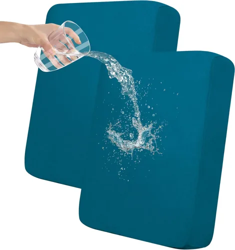 Vista 69 de Easy-Going Fundas de cojín 100% impermeables de 3 piezas para sofá, seccional izquierdo y derecho en forma de L, funda antideslizante para sofá, 2