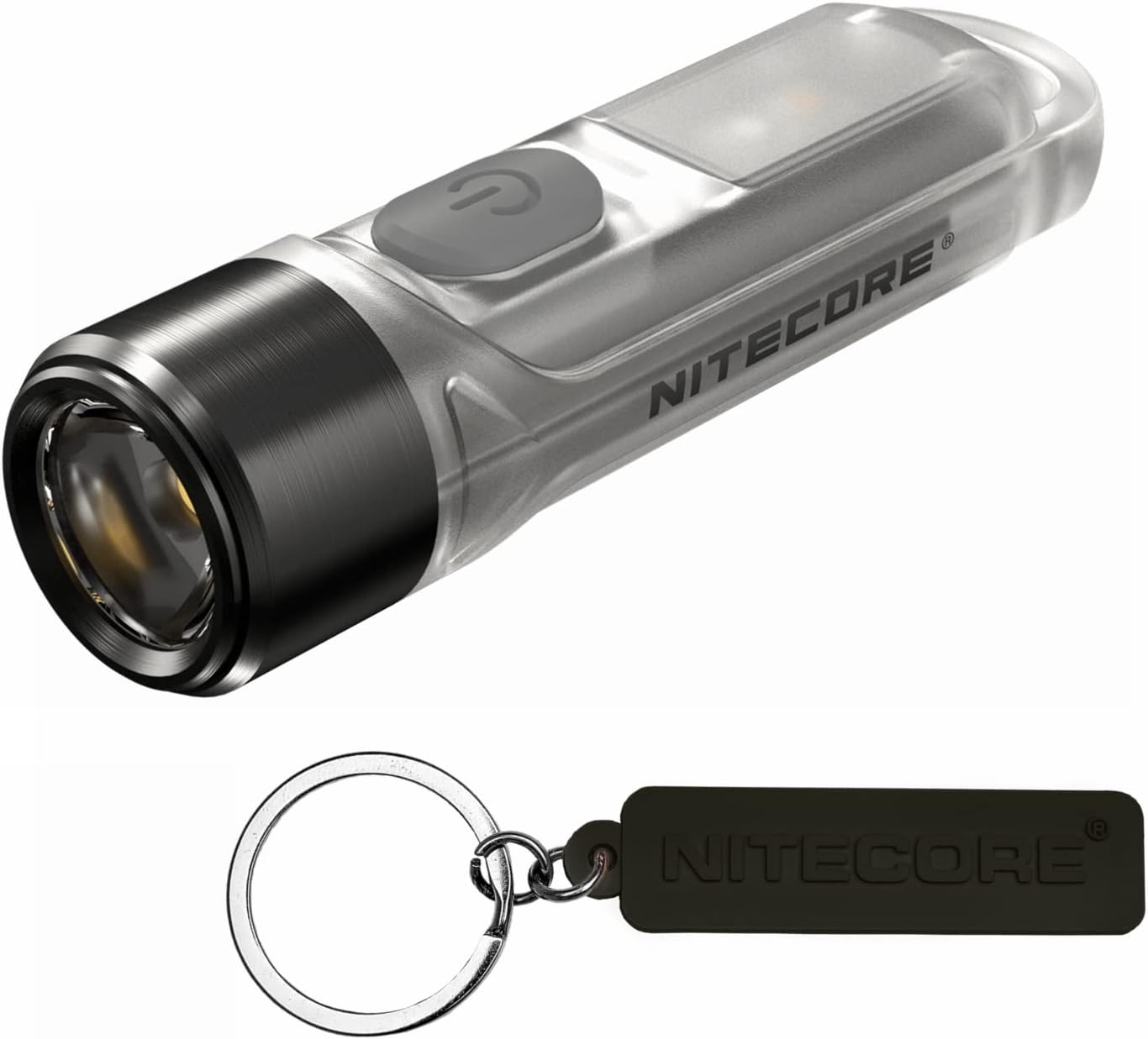 1. Nitecore Tiki UV 365nm llavero ultravioleta linterna USB-C recargable EDC luz etiqueta