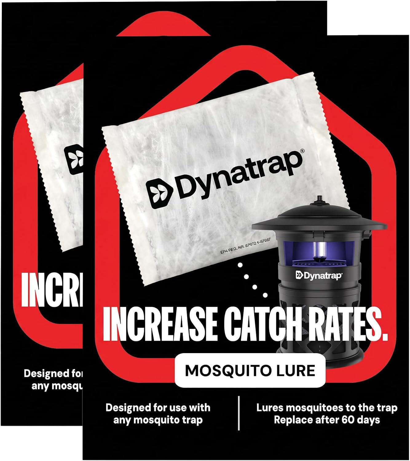 6. DynaTrap 100611 Atrakta - Sachet de señuelo para mosquitos para cualquier trampa de insectos de DynaTrap que dura 60 días, atractor de trampa de