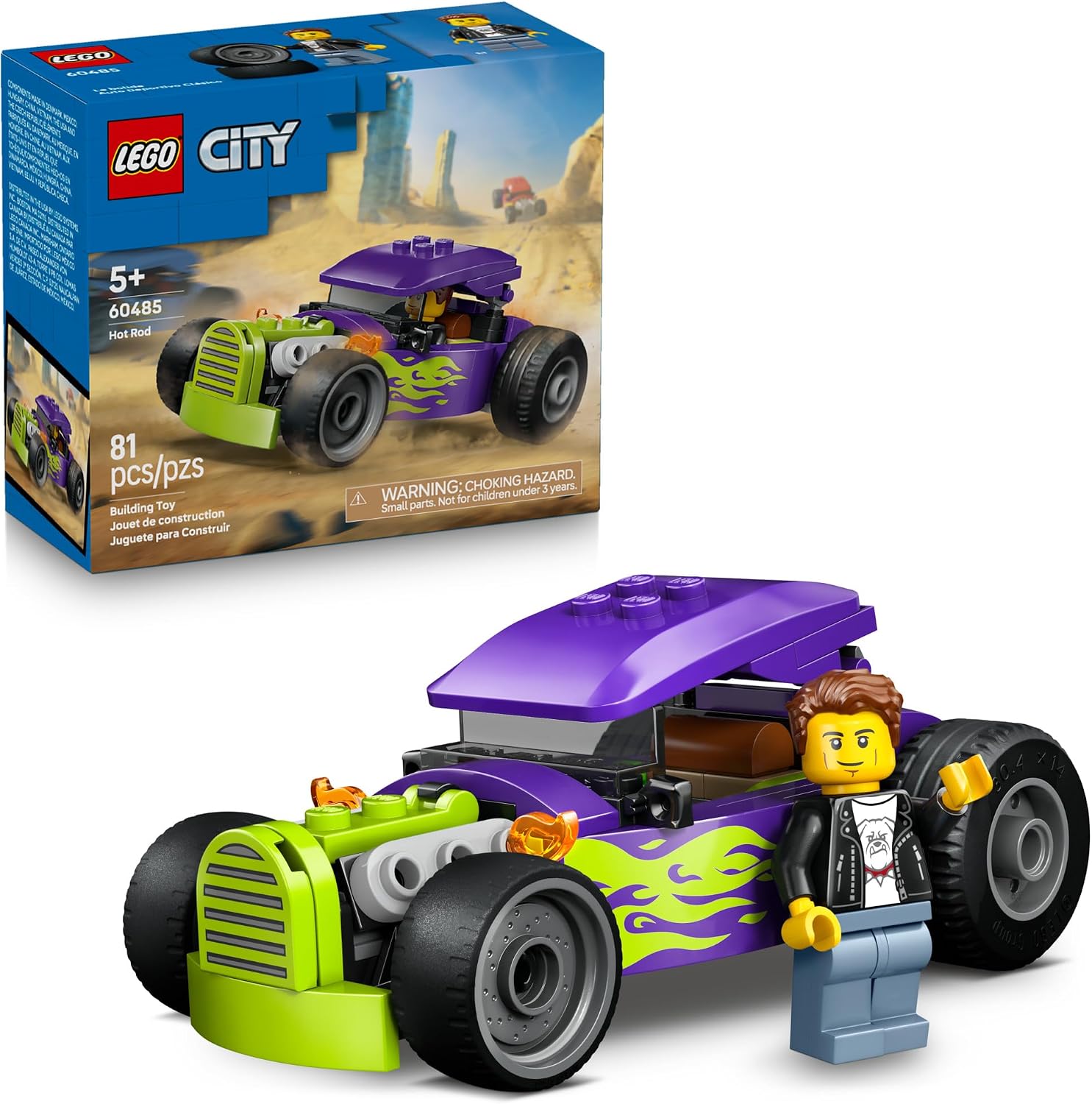 2. LEGO City Hot Rod 60485