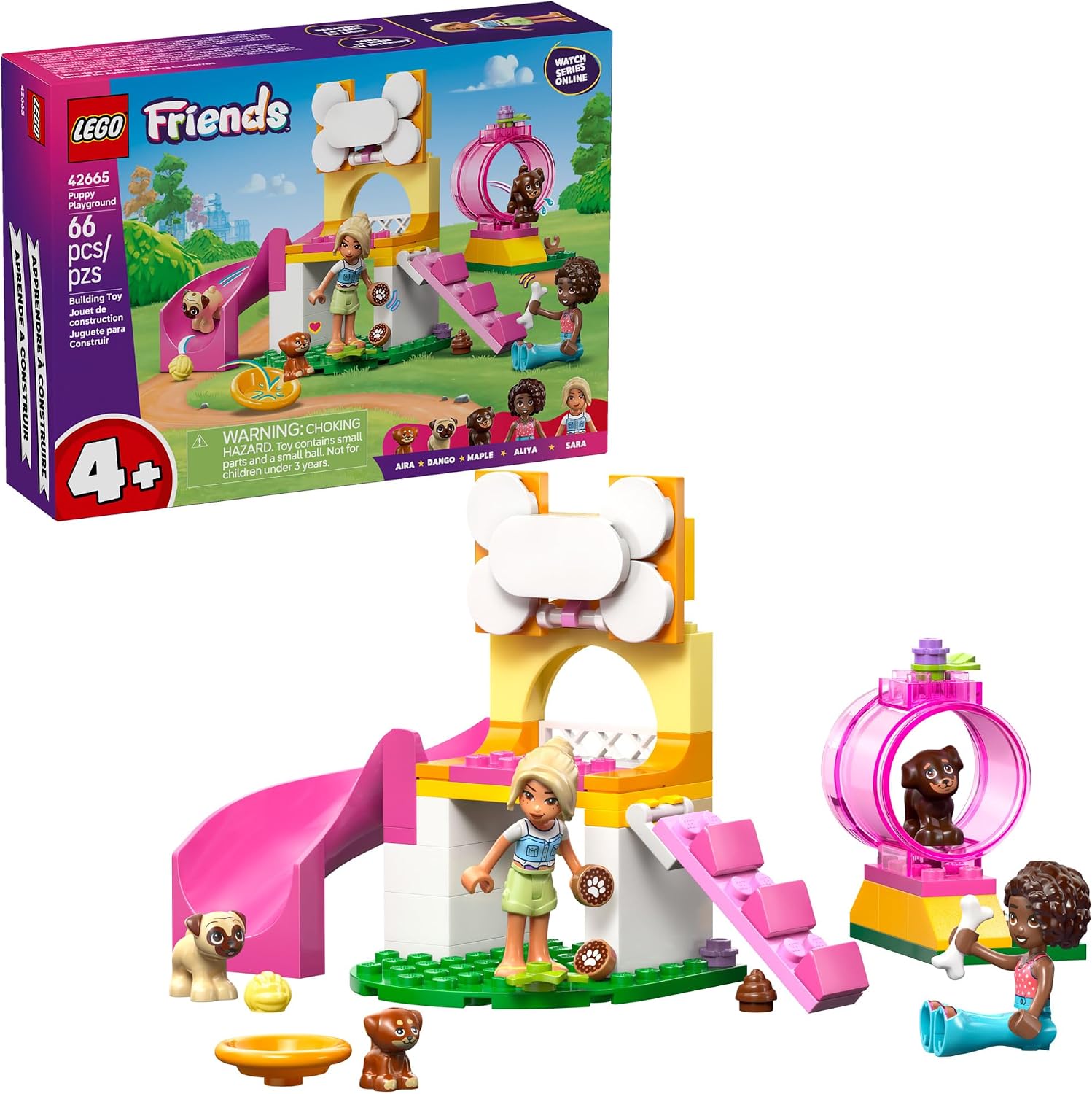 18. LEGO Friends Puppy Playground - Juguete de construcción de juegos de simulación – Juego creativo de narración de historias para niñas y niños a