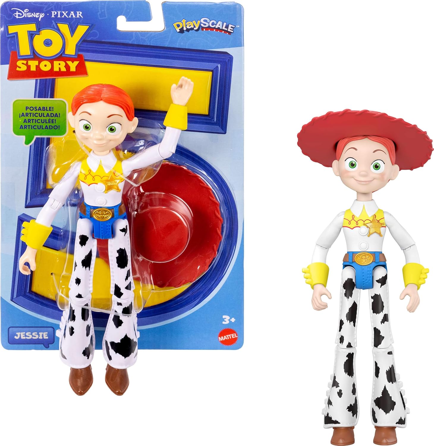 7. Figura de acción de Jessie Toy Story 5 de Disney y Pixar de Mattel